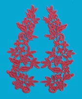 Páros csipke rátét 25x10 cm